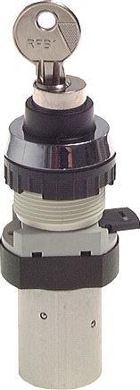 Exemplary representation: 5/2-way key switch valve